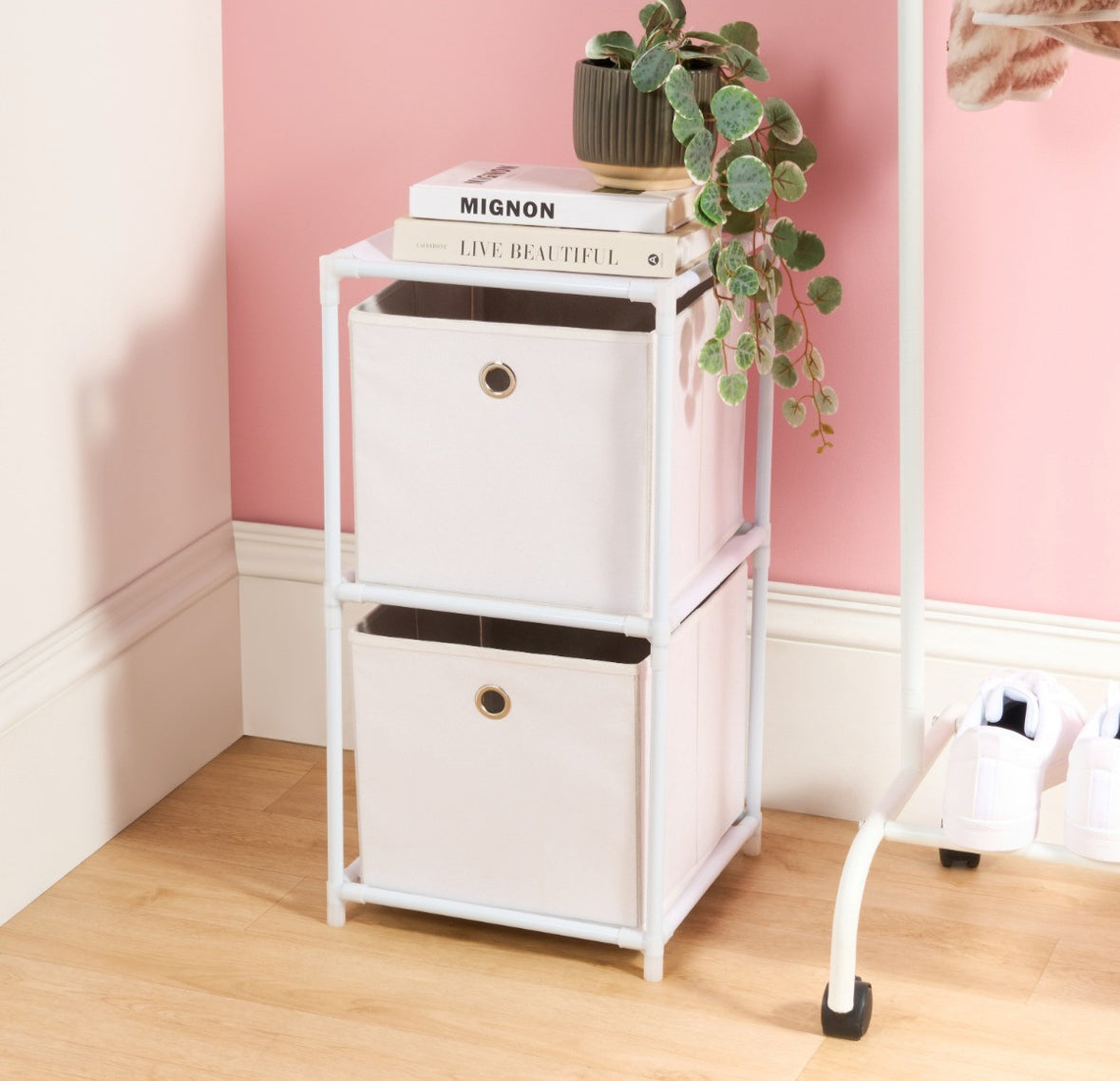 Boston Storage with 2 Fabric Cubes 🇬🇧