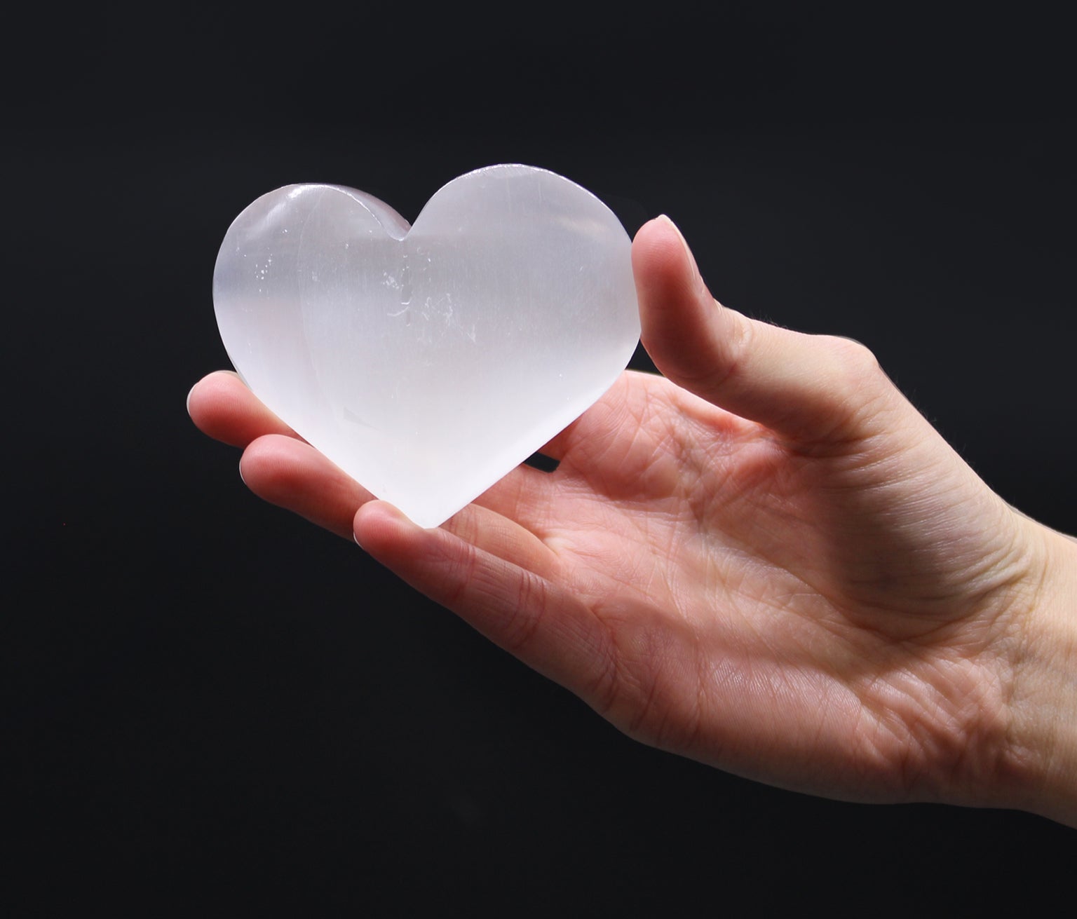 Selenite Heart - 5-6 cm 🇬🇧