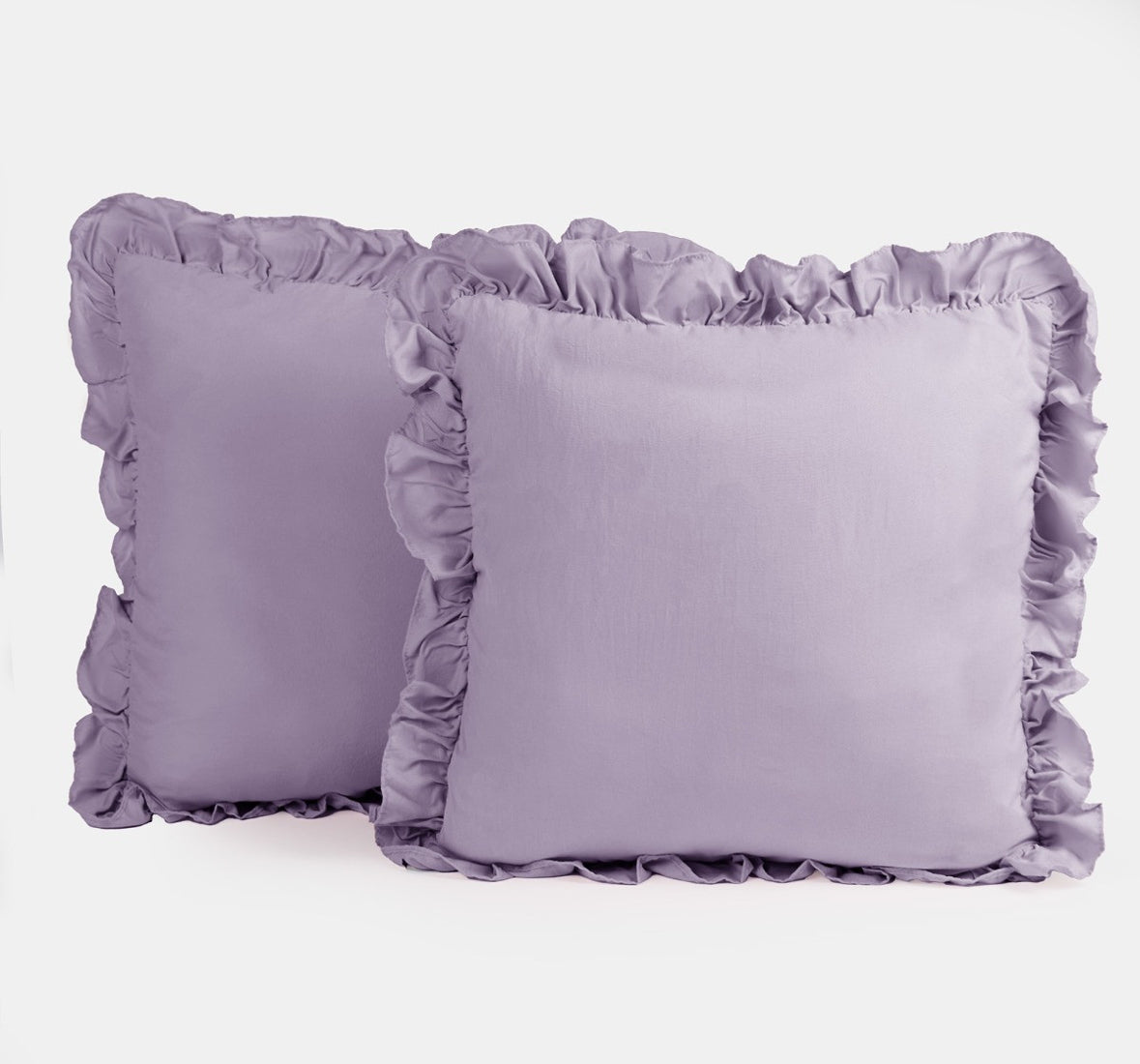 Frill Cushion Covers - Lilac 🇬🇧