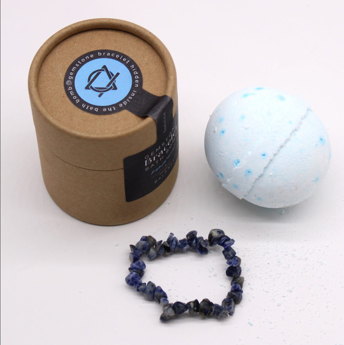 Sodalite Gem Bracelet Bath Bomb 🇬🇧