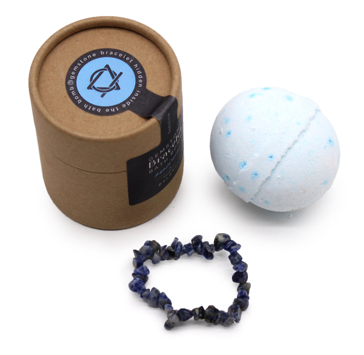 Sodalite Gem Bracelet Bath Bomb 🇬🇧
