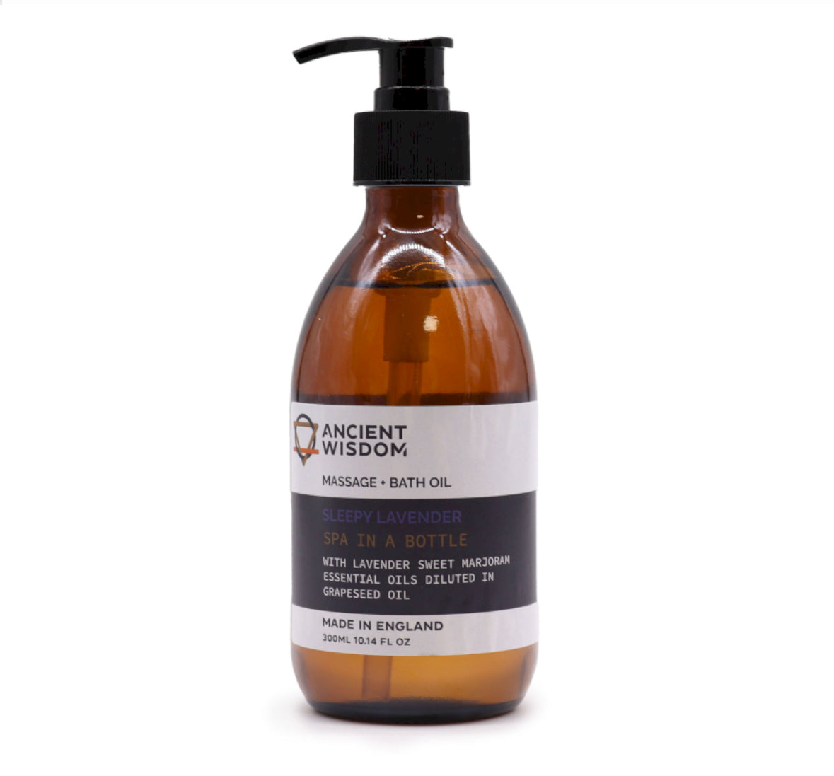 Aromatherapy Massage and Bath Oil - Sleepy Lavender 300ml 🇬🇧