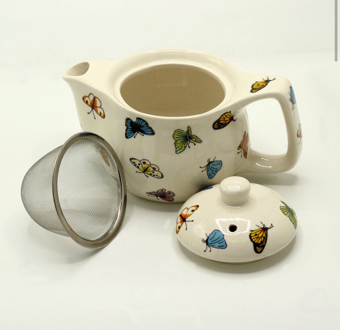 Small Herbal Teapot - Butterflies 🇬🇧