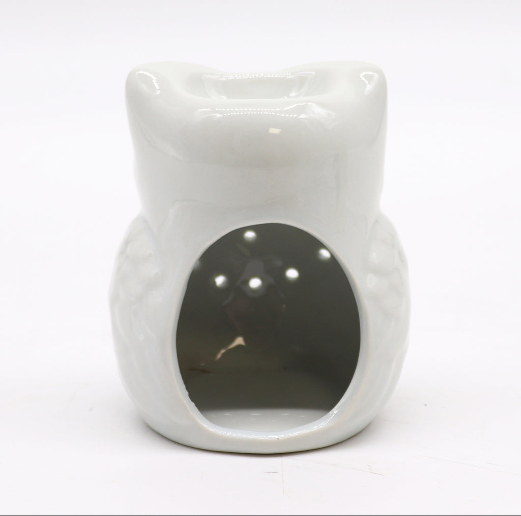 Classic White Oil Burner - Tall Owl 🇬🇧