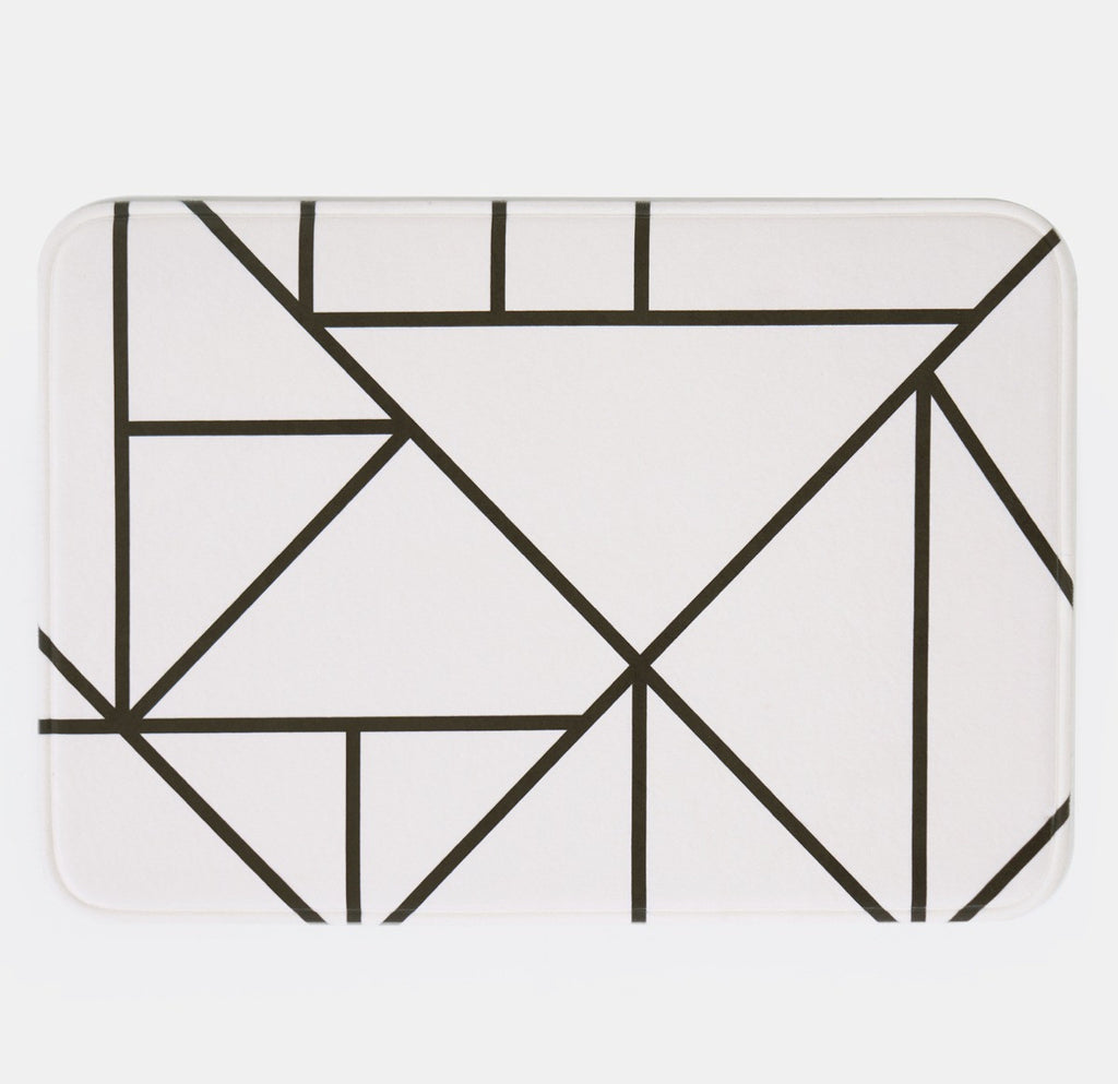 Washable Mason Geo Printed Mat 🇬🇧