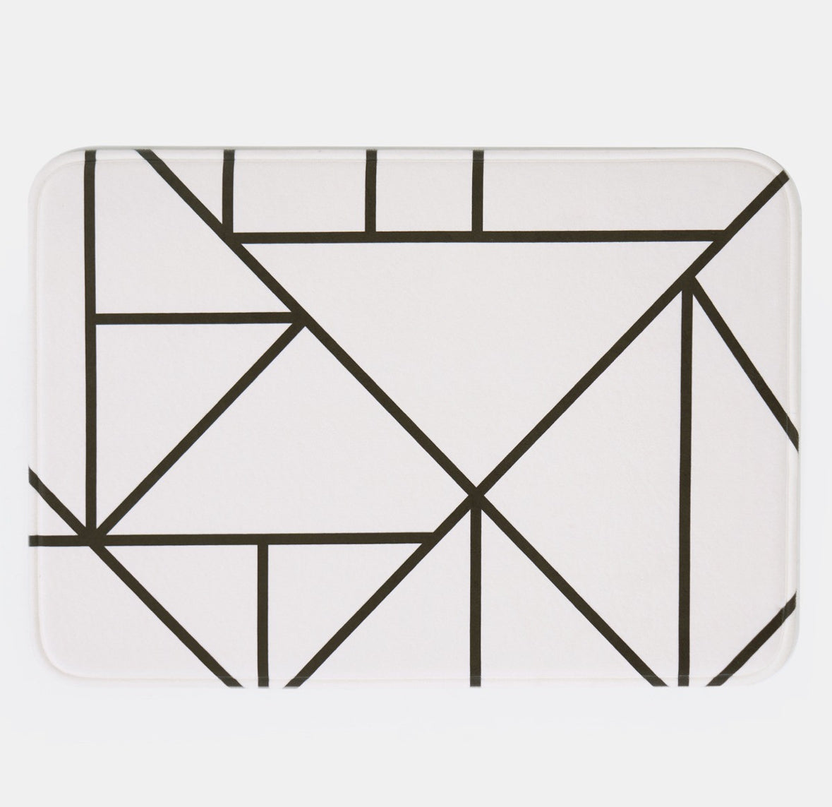 Washable Mason Geo Printed Mat 🇬🇧