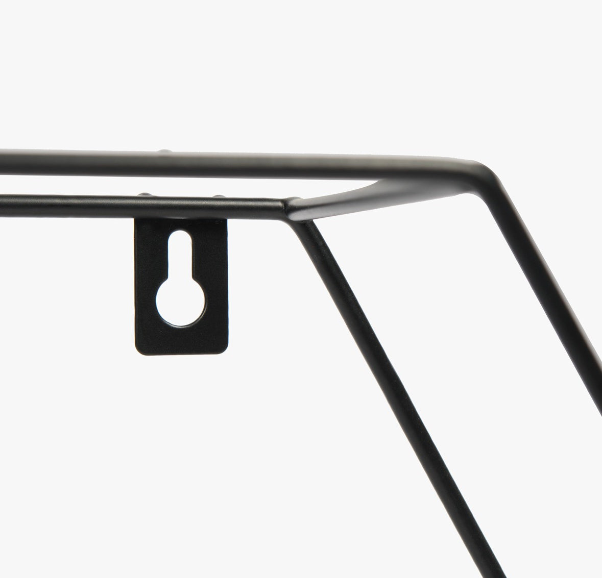 Hexagon Iron Wall Rack Shelf, 3 Piece - Black 🇬🇧
