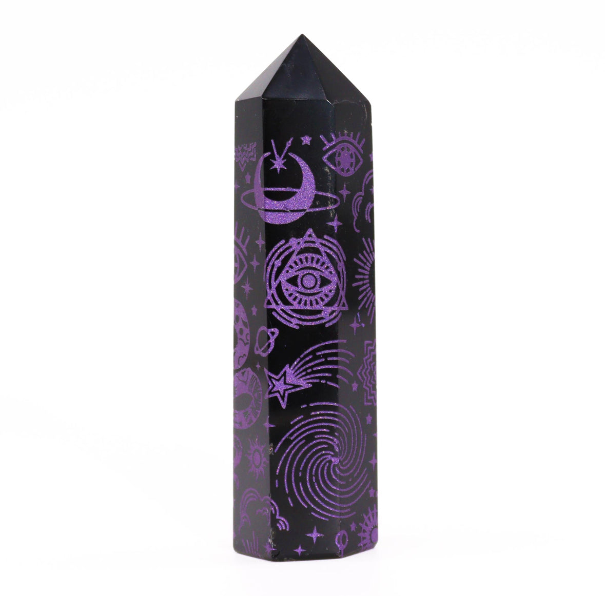 Black Obsidian Point - Mystic Story - Deep Purple 🇬🇧