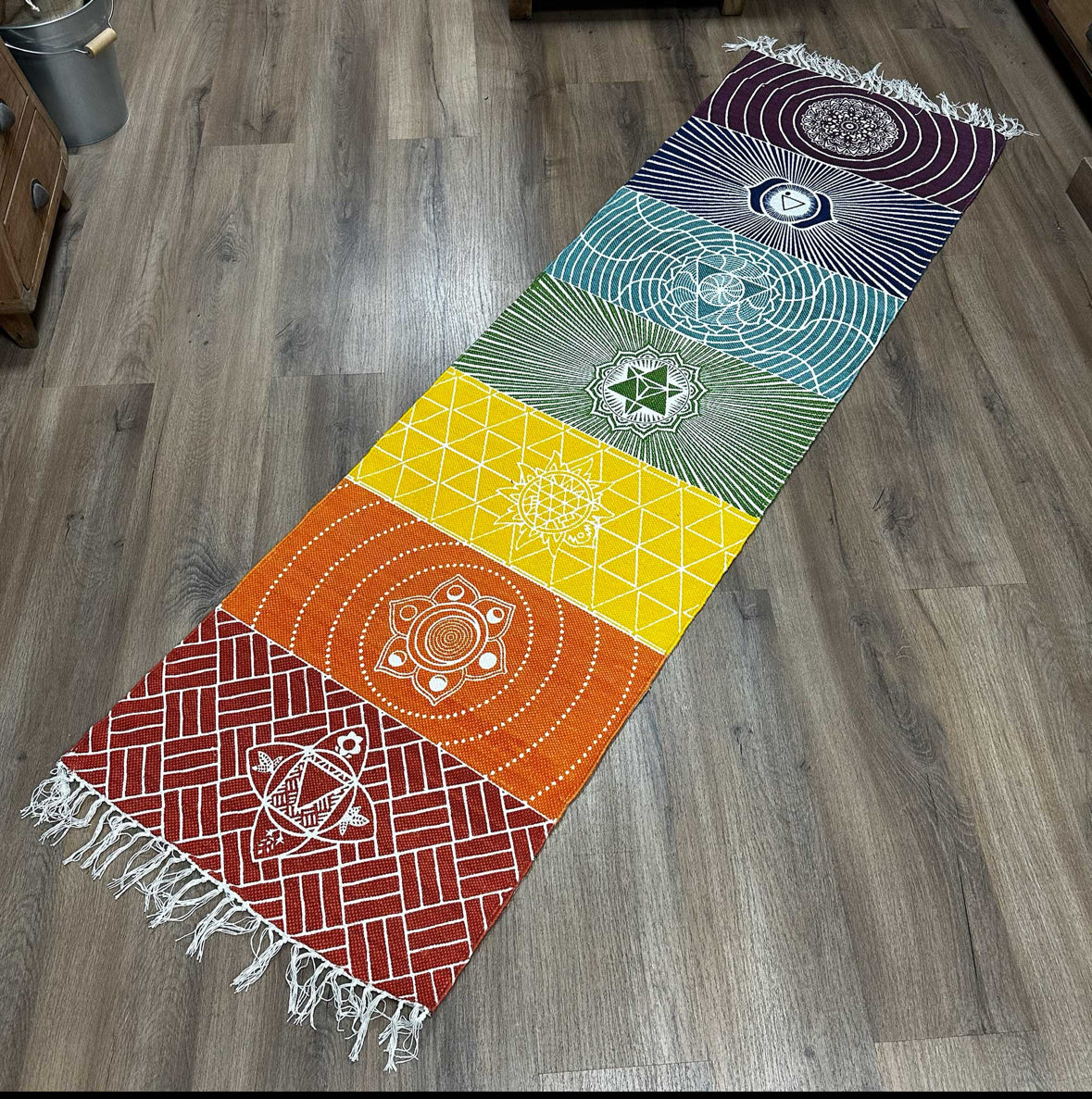 Yoga Rug - 60x200cm - 7 Chakras 🇬🇧