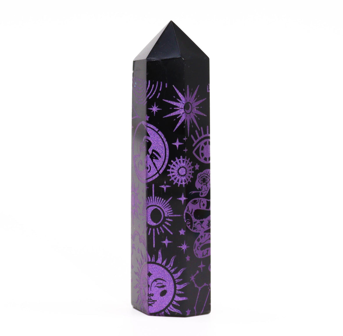 Black Obsidian Point - Mystic Story - Deep Purple 🇬🇧