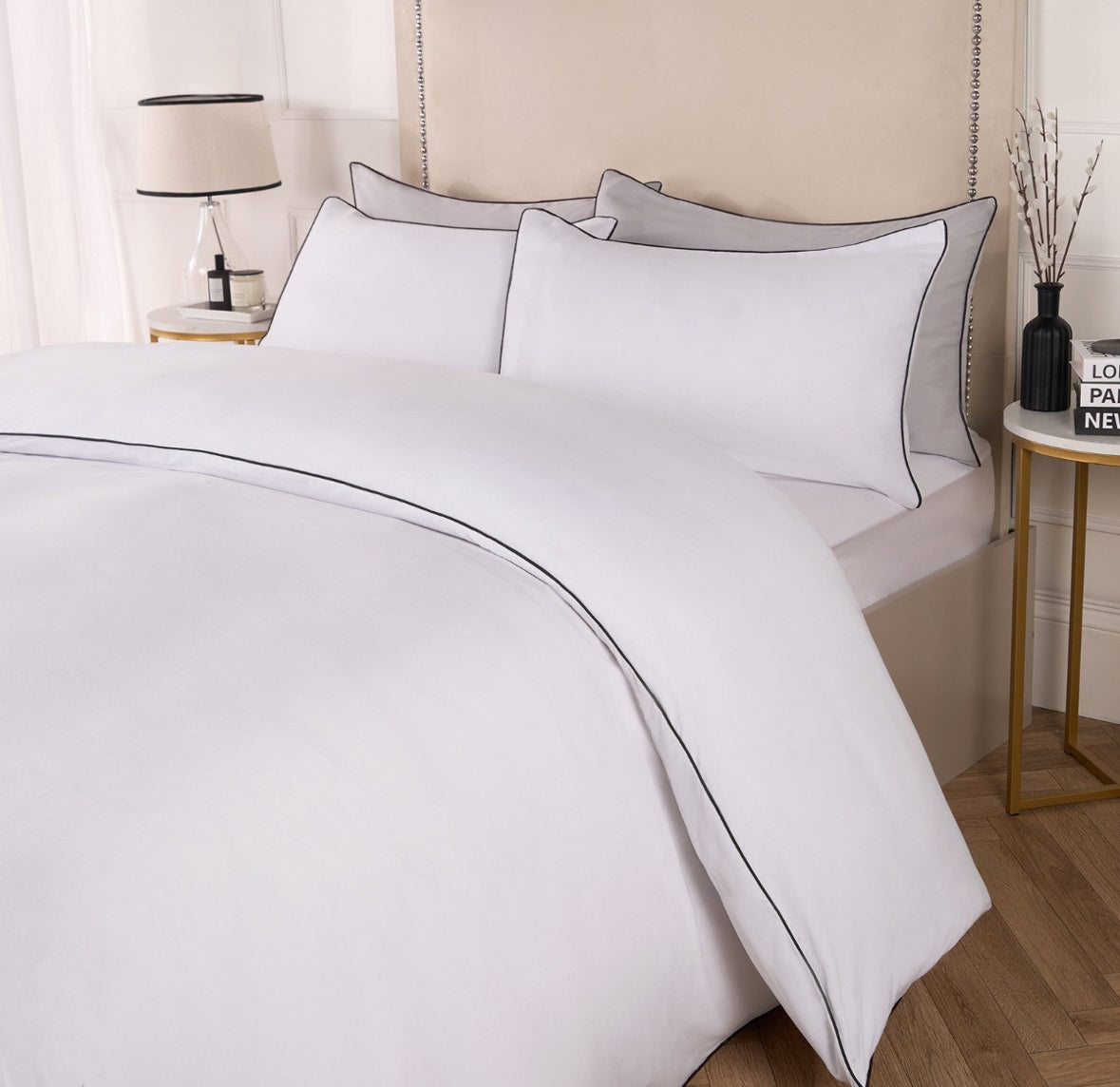 Piped Edge Duvet Set 🇬🇧