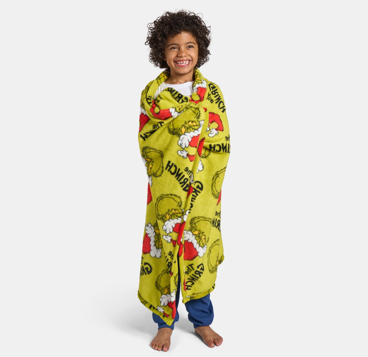 The Grinch Pinted Throw - Green 🇬🇧