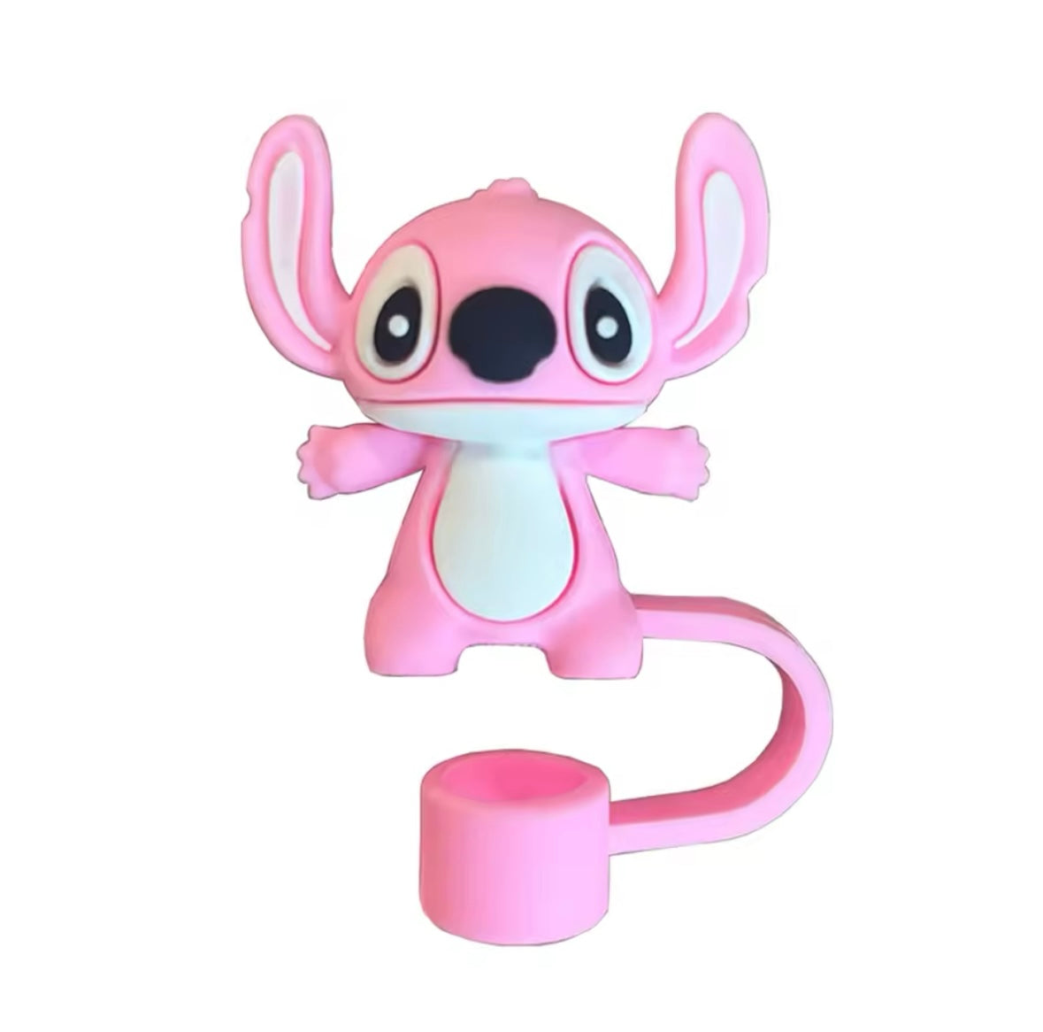 Stitch Series Straw Cover Cap for Stanley Cup 10mm Silicone Straw Tips Lids Reusable Dust-Proof Straw Topper 🇨🇳
