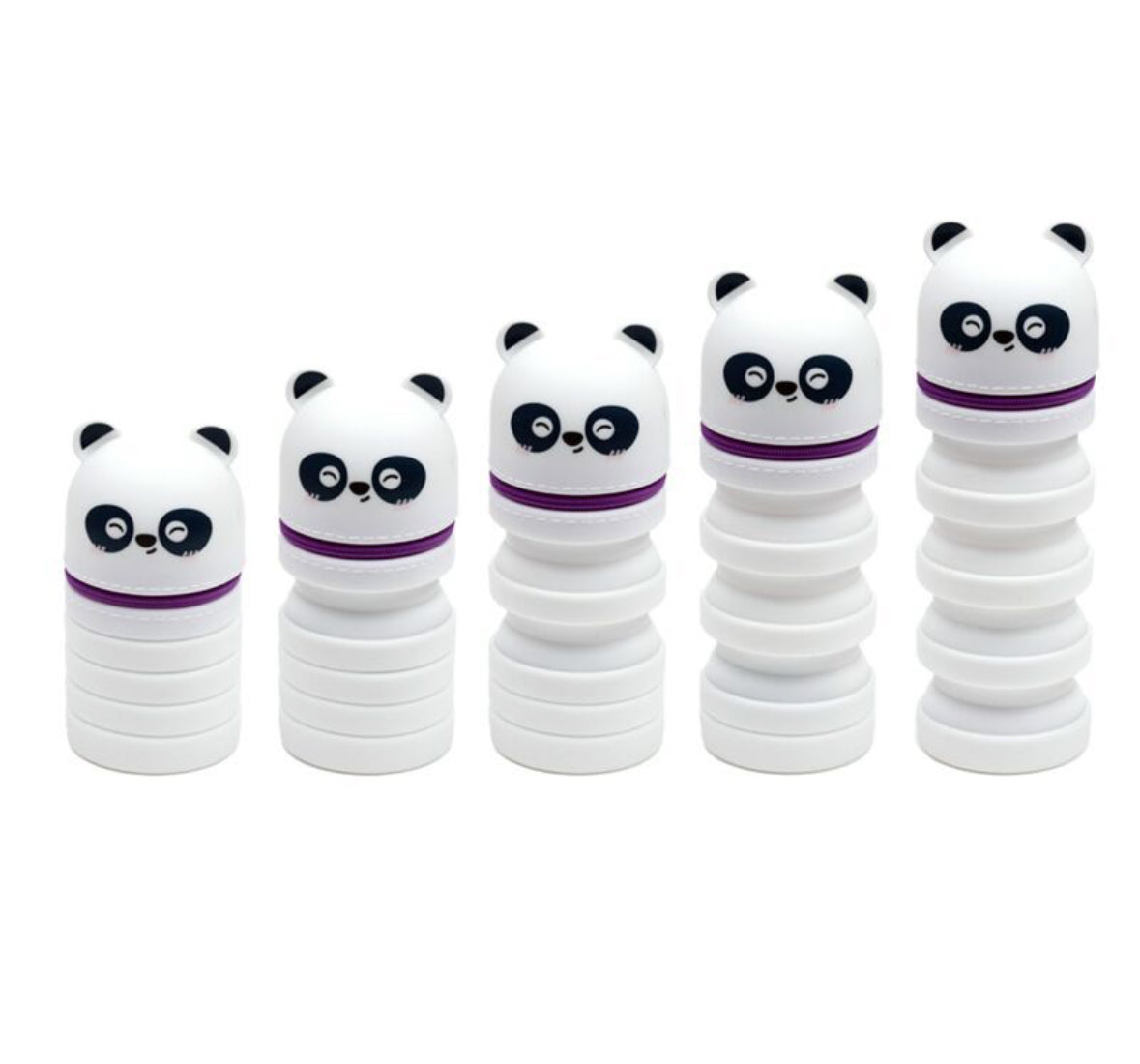 Silicone Pop Up Pencil Case - Adoramals Panda  Silicone 🇬🇧