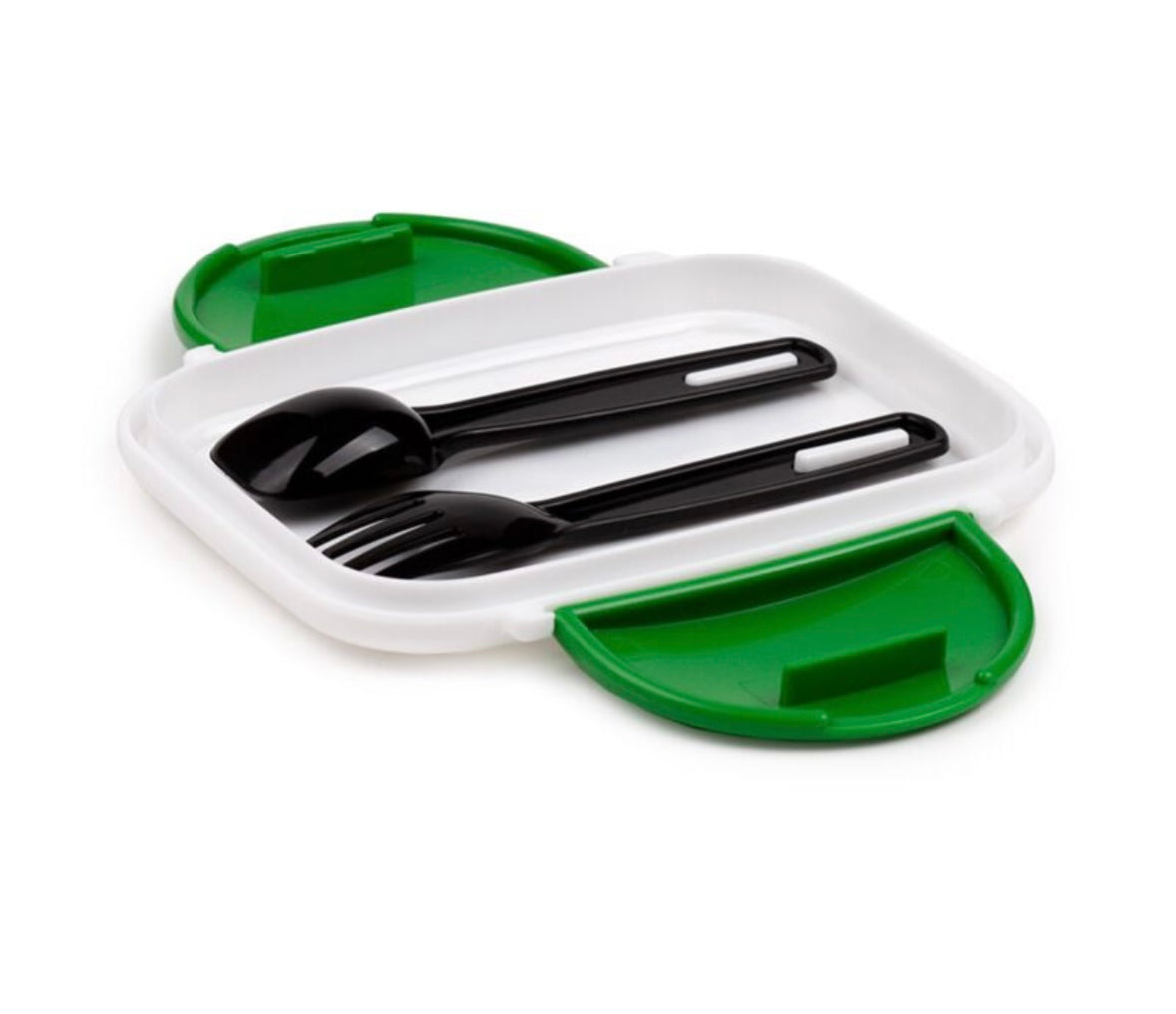 Bento Clip Lock Lunch Box with Cutlery - Minecraft Creeper & TNT 🇬🇧