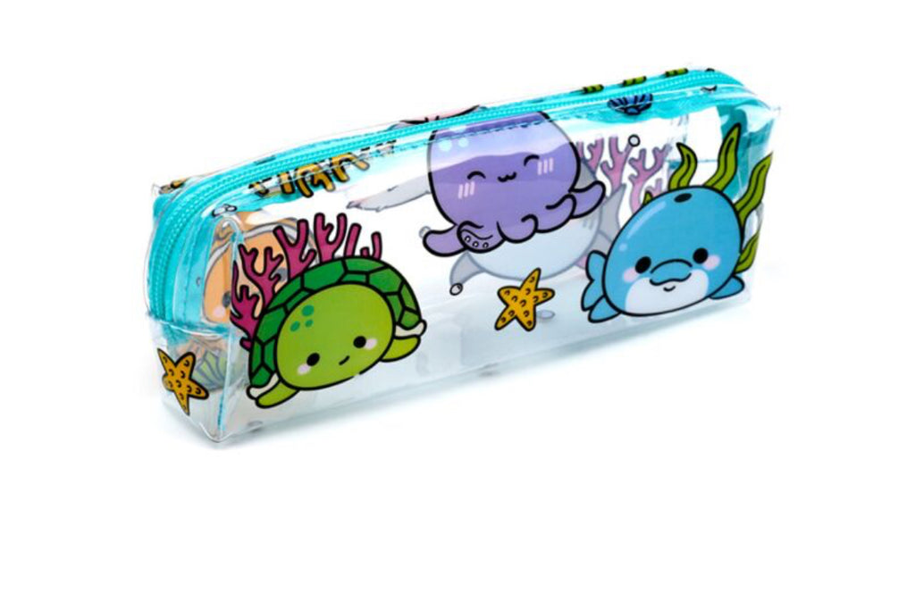 Clear Window Pencil Case - Adoramals Ocean 🇬🇧