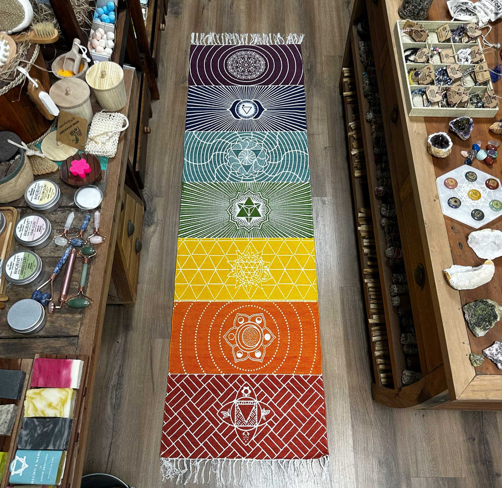 Yoga Rug - 60x200cm - 7 Chakras 🇬🇧