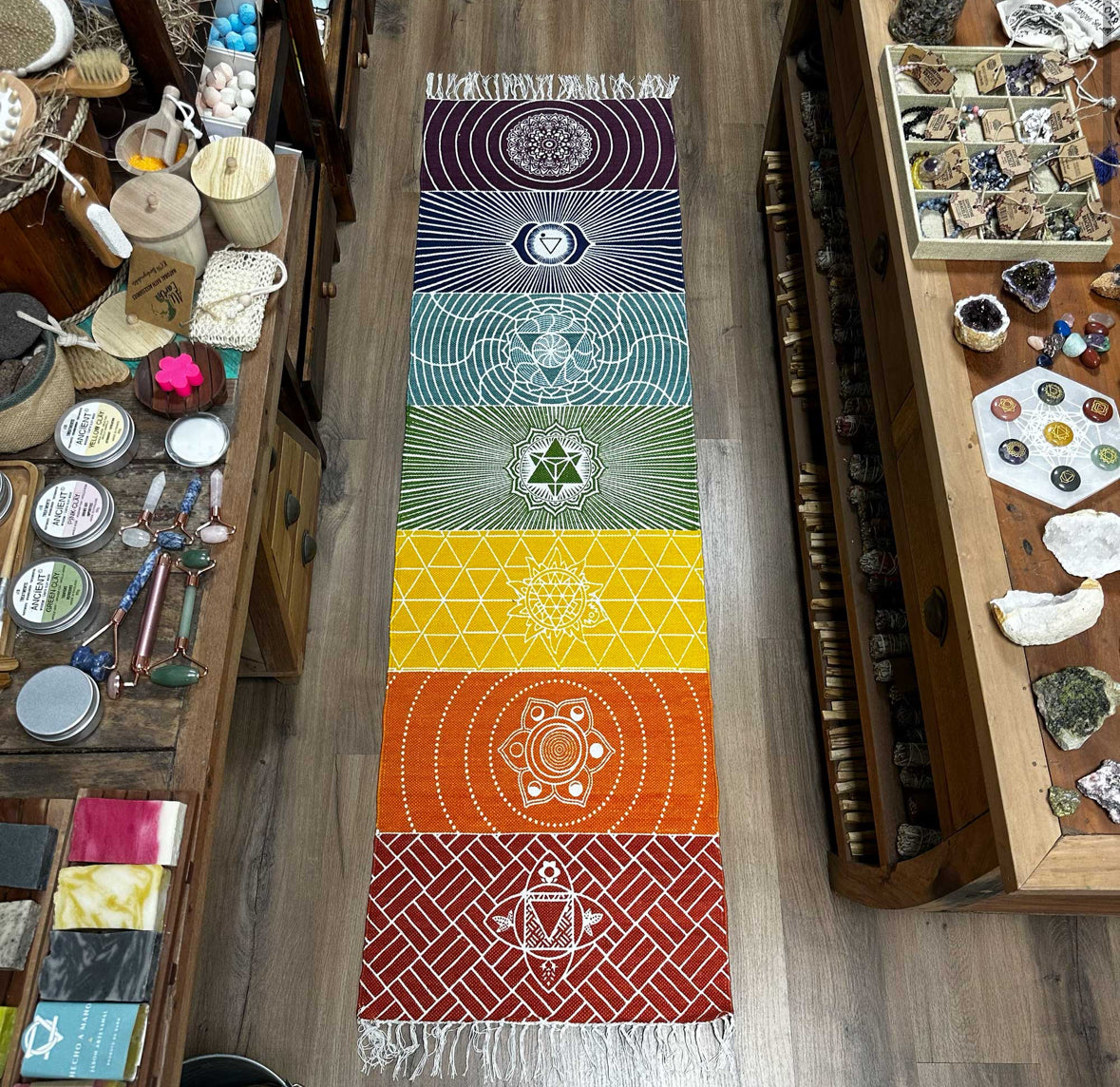 Yoga Rug - 60x200cm - 7 Chakras 🇬🇧