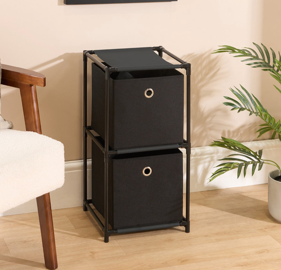 Boston Storage with 2 Fabric Cubes 🇬🇧