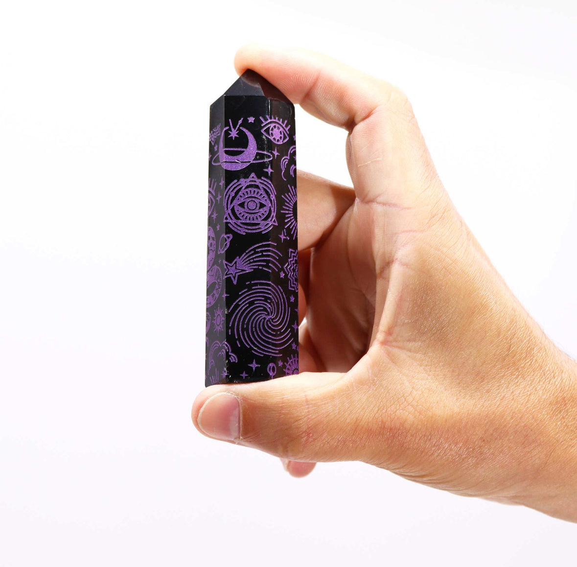Black Obsidian Point - Mystic Story - Deep Purple 🇬🇧
