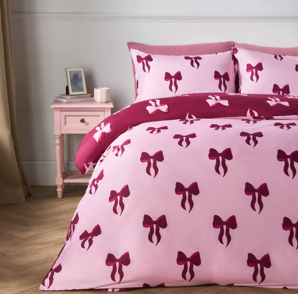 Bow Duvet Cover Set 🇬🇧