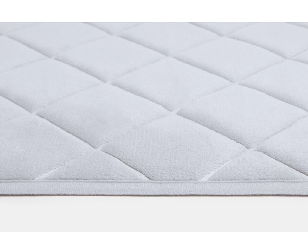 Diamond Embossed Foam Bath Mat - Silver 🇨🇳