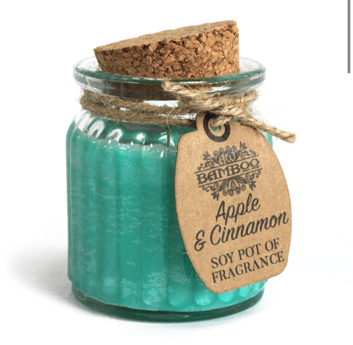 2x Apple & Cinnamon Soy Pot of Fragrance Candles 🇬🇧