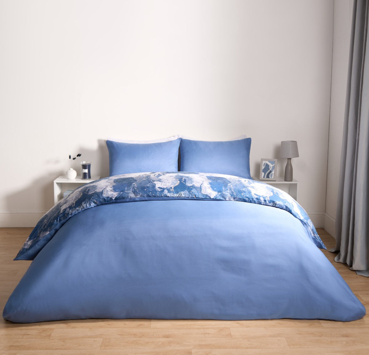 Marble Print Duvet Set- reversible 🇬🇧