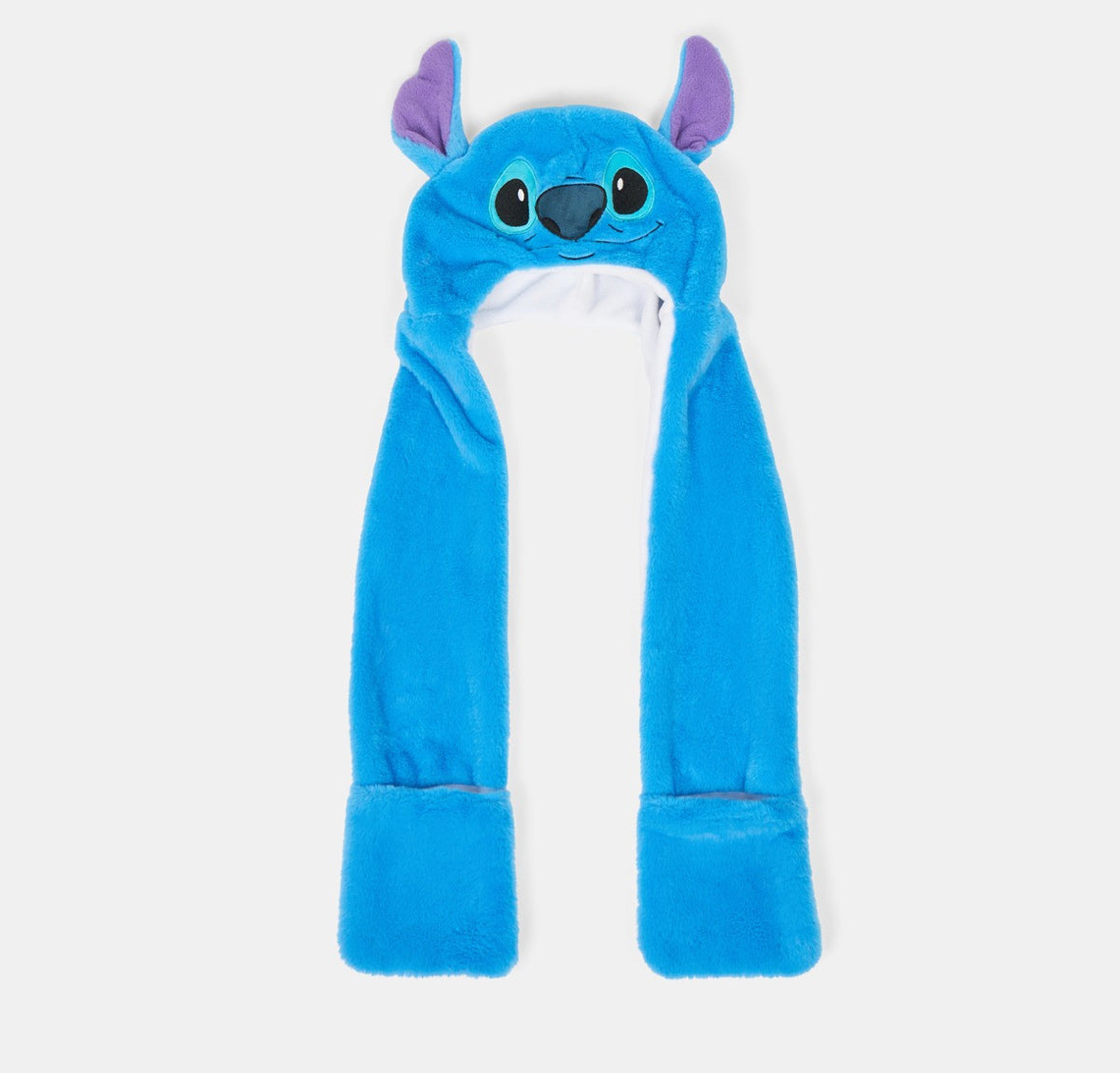 Stitch Hooded Scarf - Blue
🇬🇧
