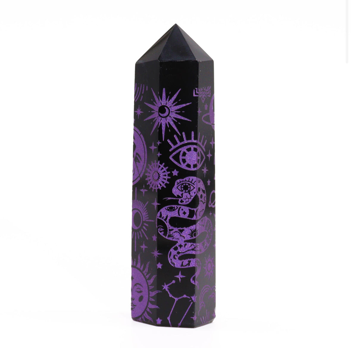 Black Obsidian Point - Mystic Story - Deep Purple 🇬🇧