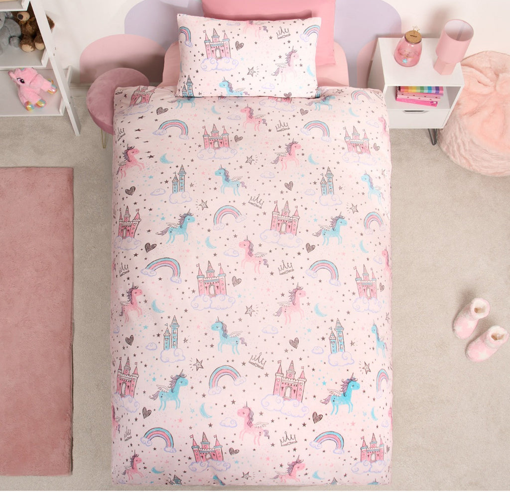 Unicorn Kingdom Duvet Set - Pink 🇬🇧