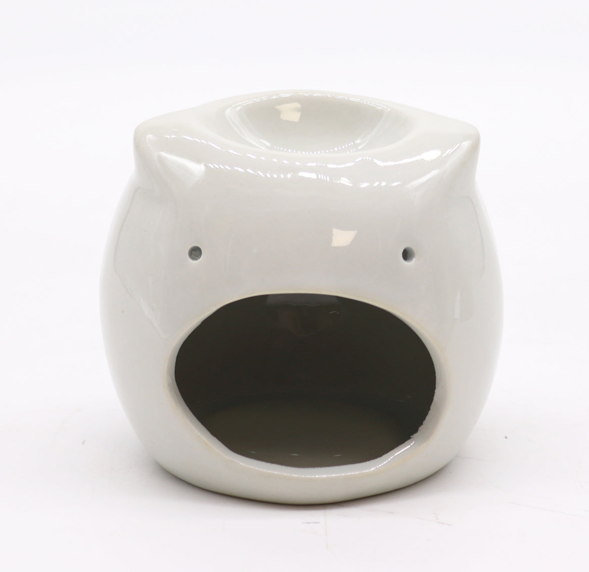 Classic White Oil Burner - Short Owl 🇬🇧