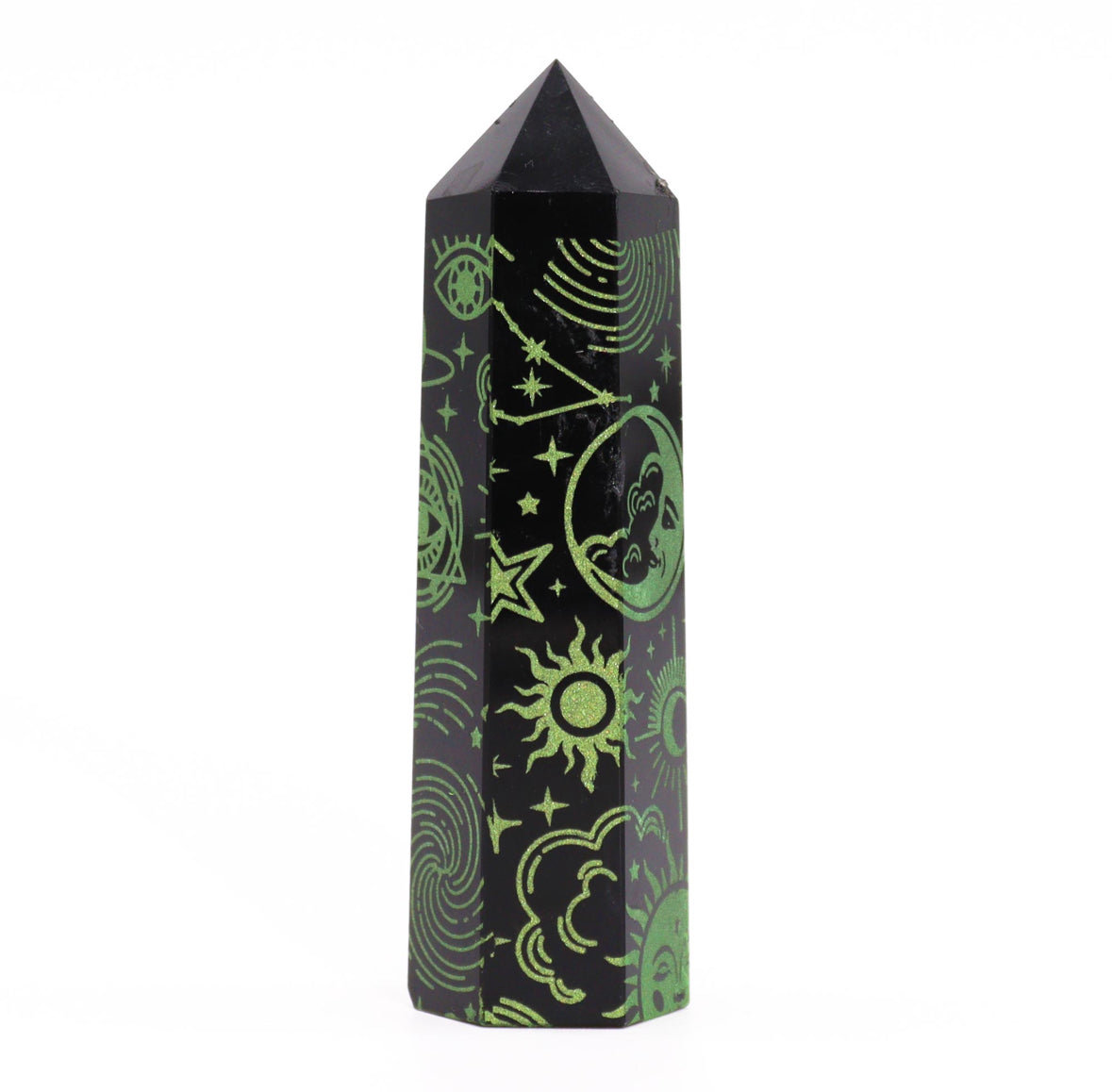 Black Obsidian Point - Mystic Story - Forest Green 🇬🇧