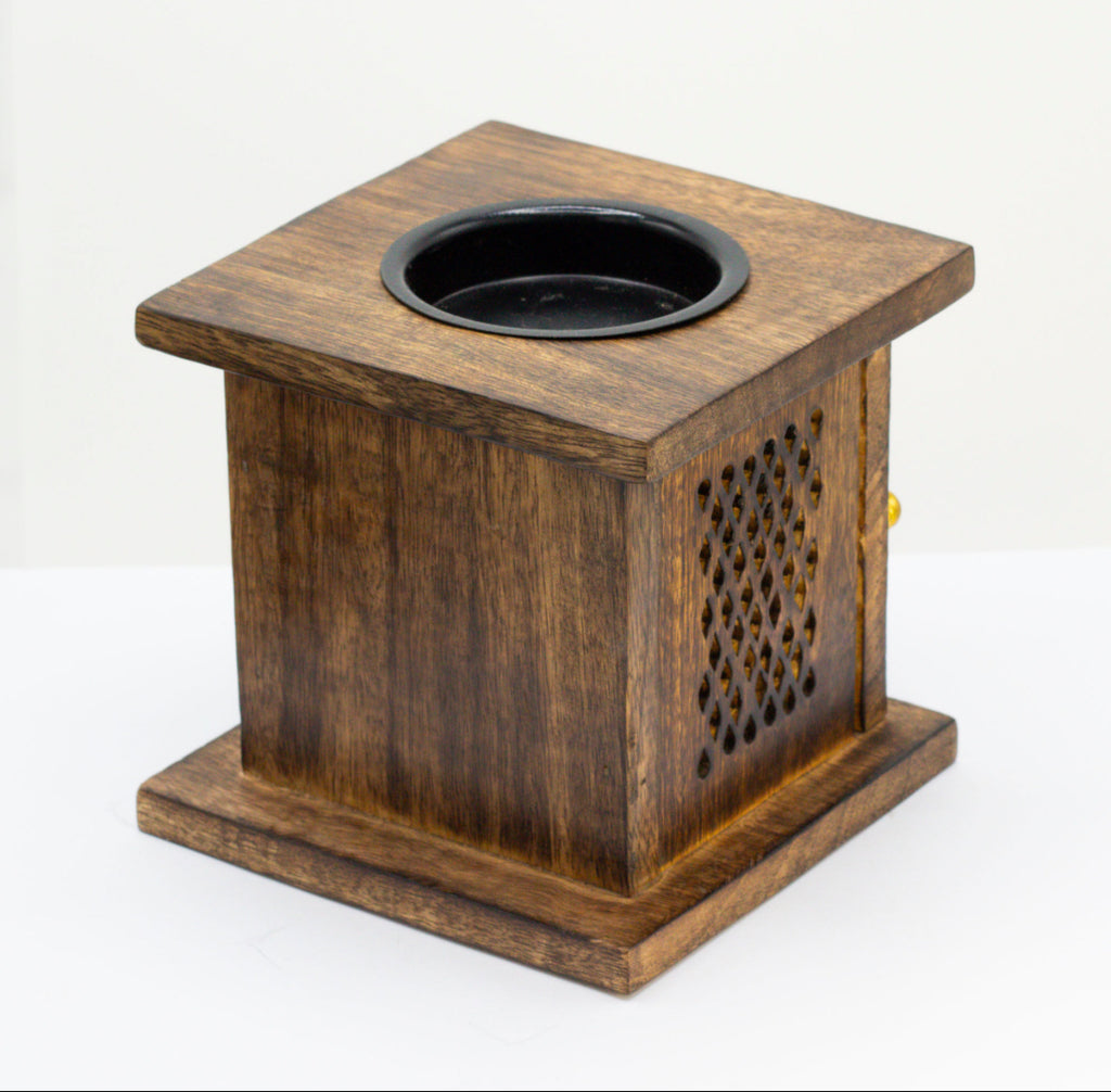 Large Mango Box Burner - Tree of life 🇬🇧