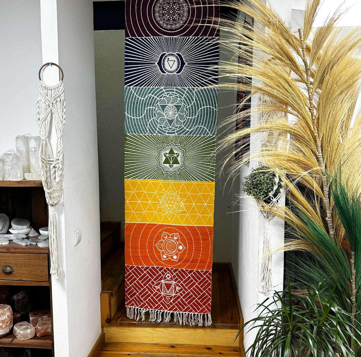 Yoga Rug - 60x200cm - 7 Chakras 🇬🇧