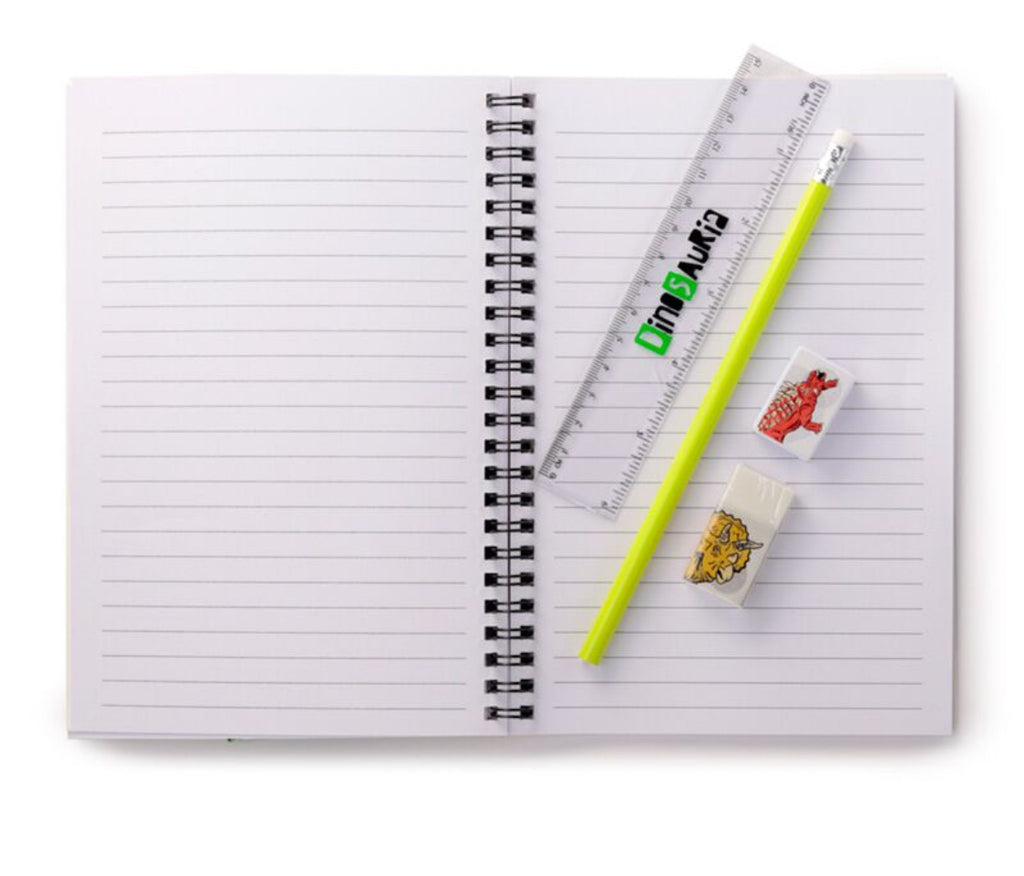 Spiral Bound A5 Lined Notebook - Dinosauria 🇬🇧