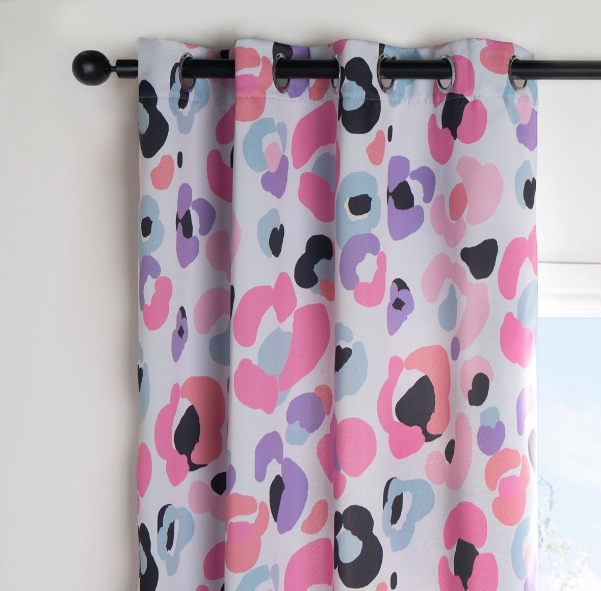 Kids Leopard Blackout Curtains - Multi 🇬🇧