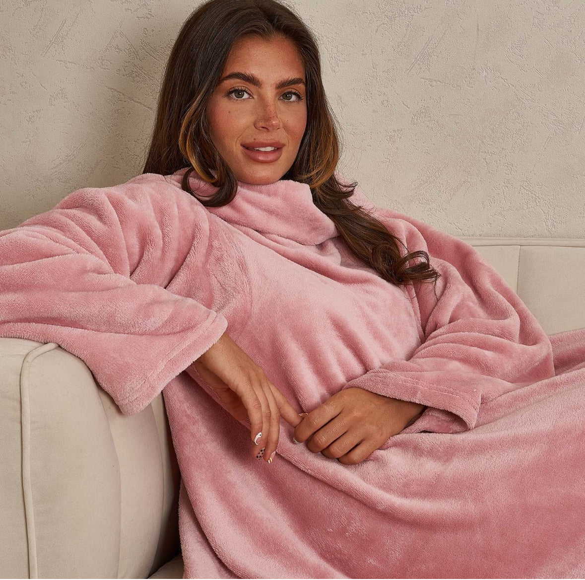 Ultra Soft Wearable Blanket with Sleeves 🇬🇧