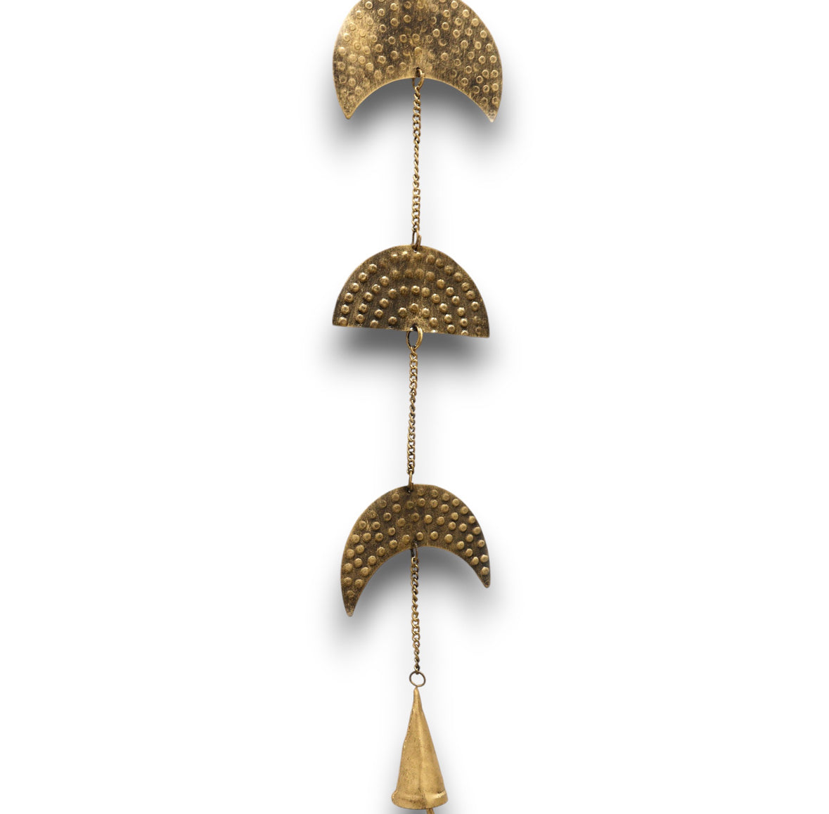 Indian Chimes - Brass Moon Phases Drop with Bell 🇬🇧