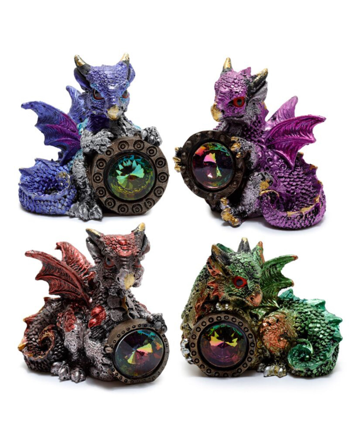 Elements Dragon - Gemstone Shield 🇬🇧