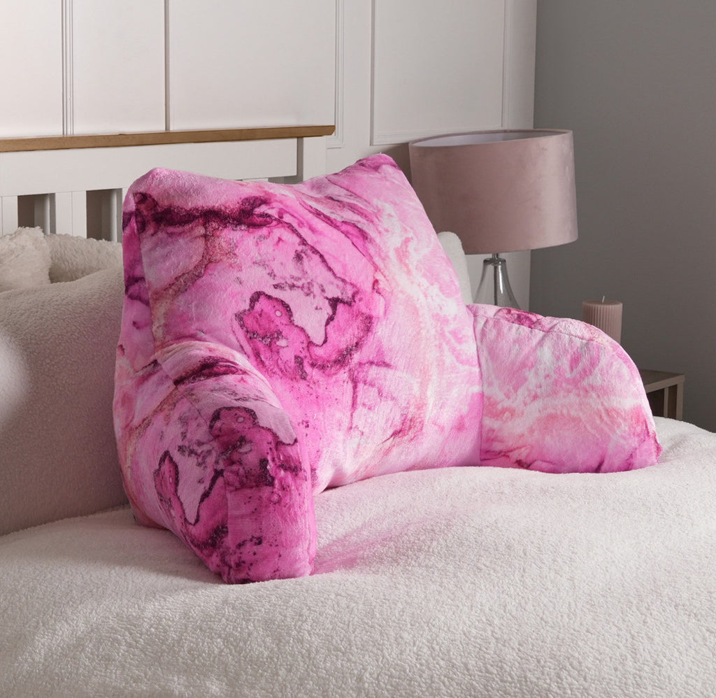 Marble Print Cuddle Cushion - Blush 🇬🇧