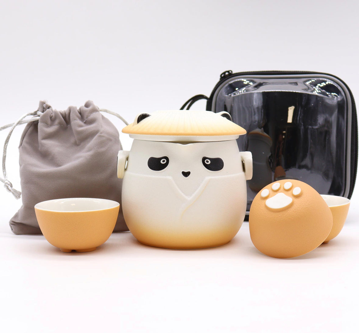 Panda Teapot Set & Three Cups 🇬🇧
