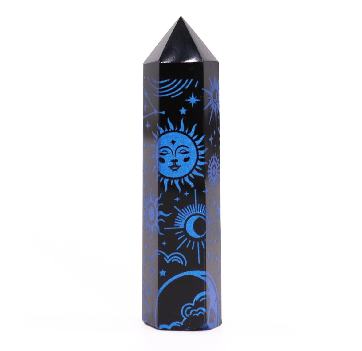 Black Obsidian Point - Mystic Story - Midnight Blue 🇬🇧