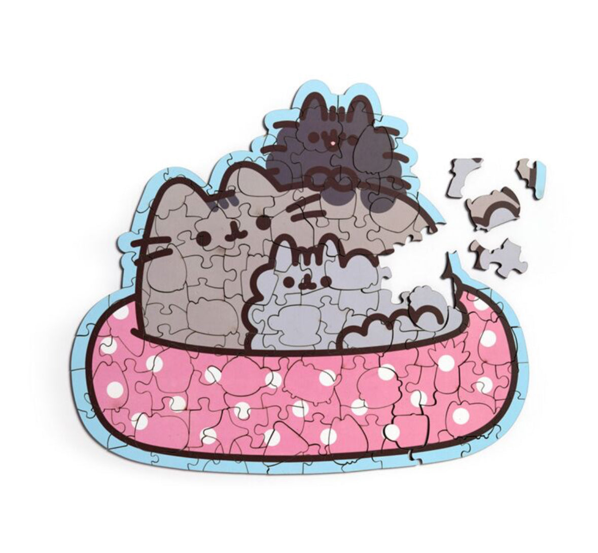 130pc Wooden Jigsaw Puzzle - Pusheen the Cat Core 🇬🇧
