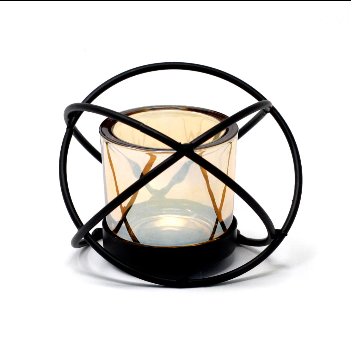 Centrepiece Iron Votive Candle Holder - 1 Cup Single Ball 🇬🇧