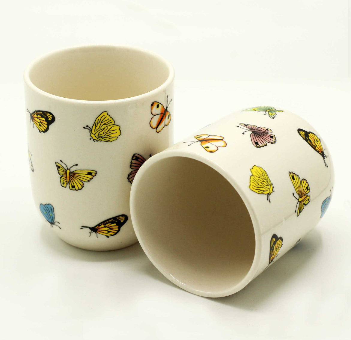 6x Herbal Tea Cups - Butterflies 🇬🇧