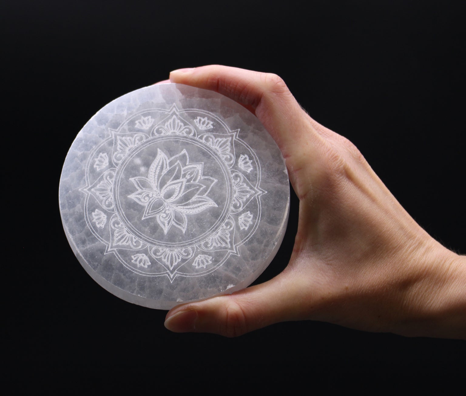 Medium Charging Plate 10cm - Lotus Mandala 🇬🇧