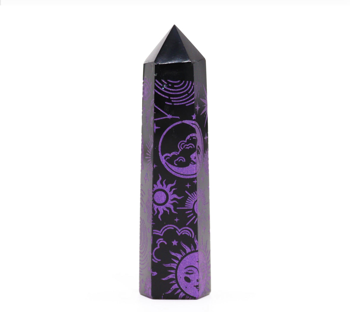 Black Obsidian Point - Mystic Story - Deep Purple 🇬🇧
