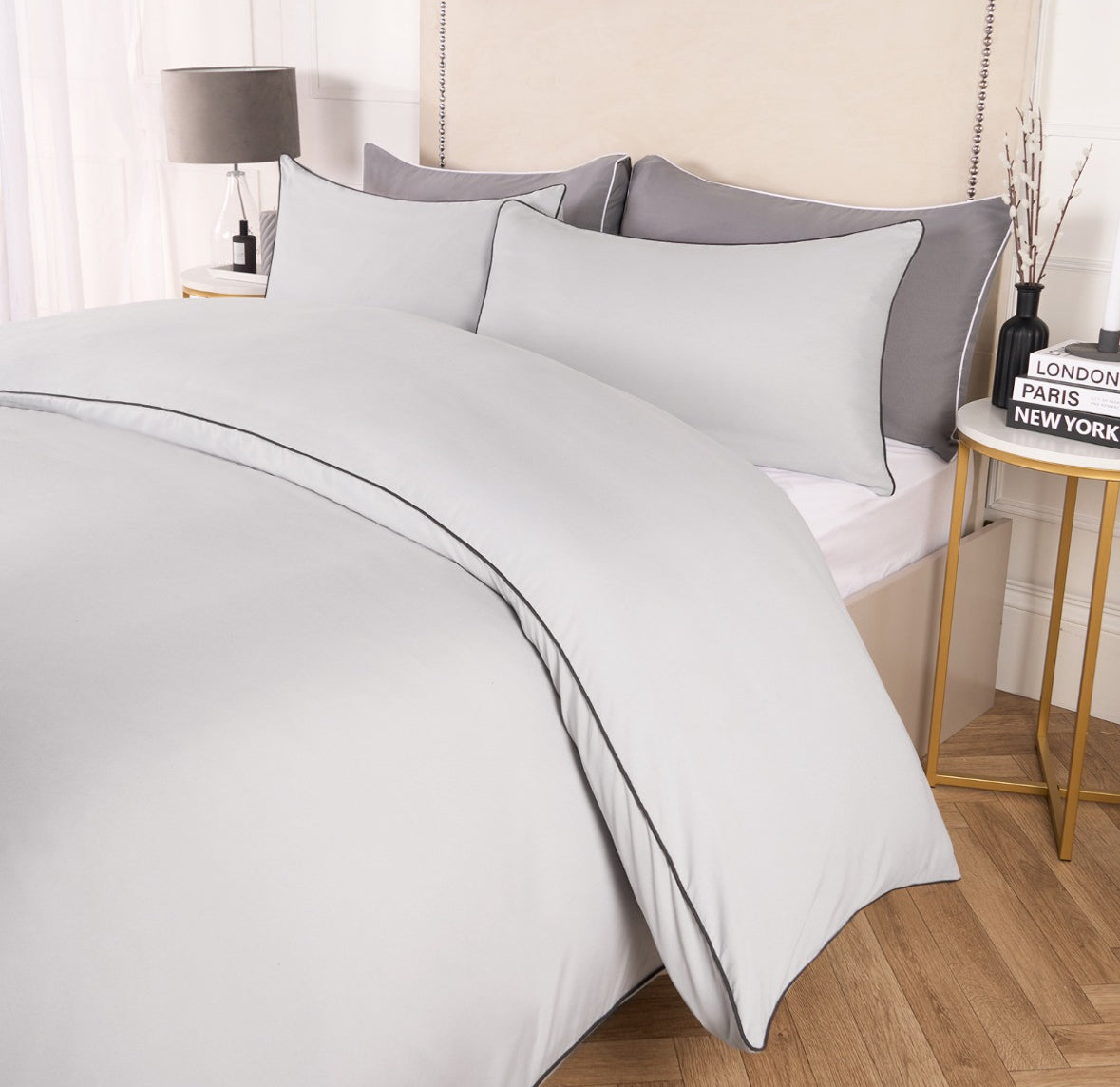 Piped Edge Duvet Set 🇬🇧