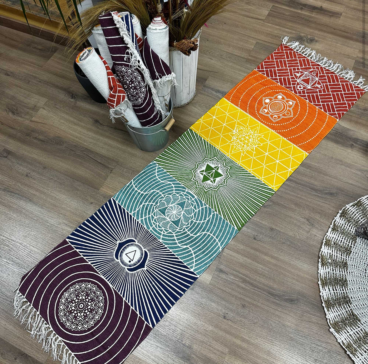 Yoga Rug - 60x200cm - 7 Chakras 🇬🇧
